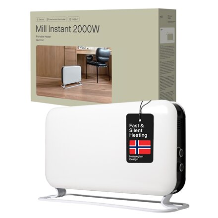 Mill , Heater , SG2000MEC , Convection Heater , 2000 W , Number of power levels 3 , Suitable for rooms up to 5-20 m² , White , N/A