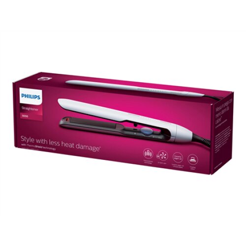 Philips , Hair Straitghtener , BHS520/00 , Warranty 24 month(s) , Ceramic heating system , Ionic function , Display LED , Temperature (max) 230 °C , Number of heating levels 12 , Pale Blue