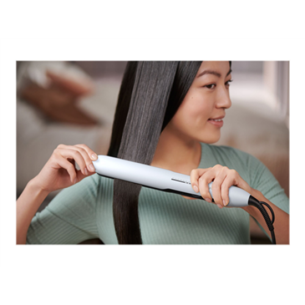 Philips , Hair Straitghtener , BHS520/00 , Warranty 24 month(s) , Ceramic heating system , Ionic function , Display LED , Temperature (max) 230 °C , Number of heating levels 12 , Pale Blue