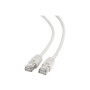 FTP Cat6 , Patch cord , Perfect connection; Foil shielded - for a reliable connection; Gold plated contacts , White , 2 m