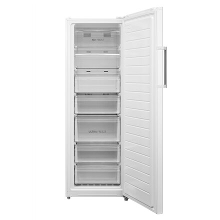 Midea Freezer , MDRU333FZE01E , Energy efficiency class E , Upright , Free standing , Height 172.2 cm , Total net capacity 238 L , No Frost system , Display , White