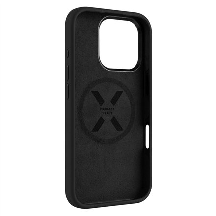 Fixed Back cover , Apple , iPhone 17 Pro Max , Liquid silicon , Black , MagFlow