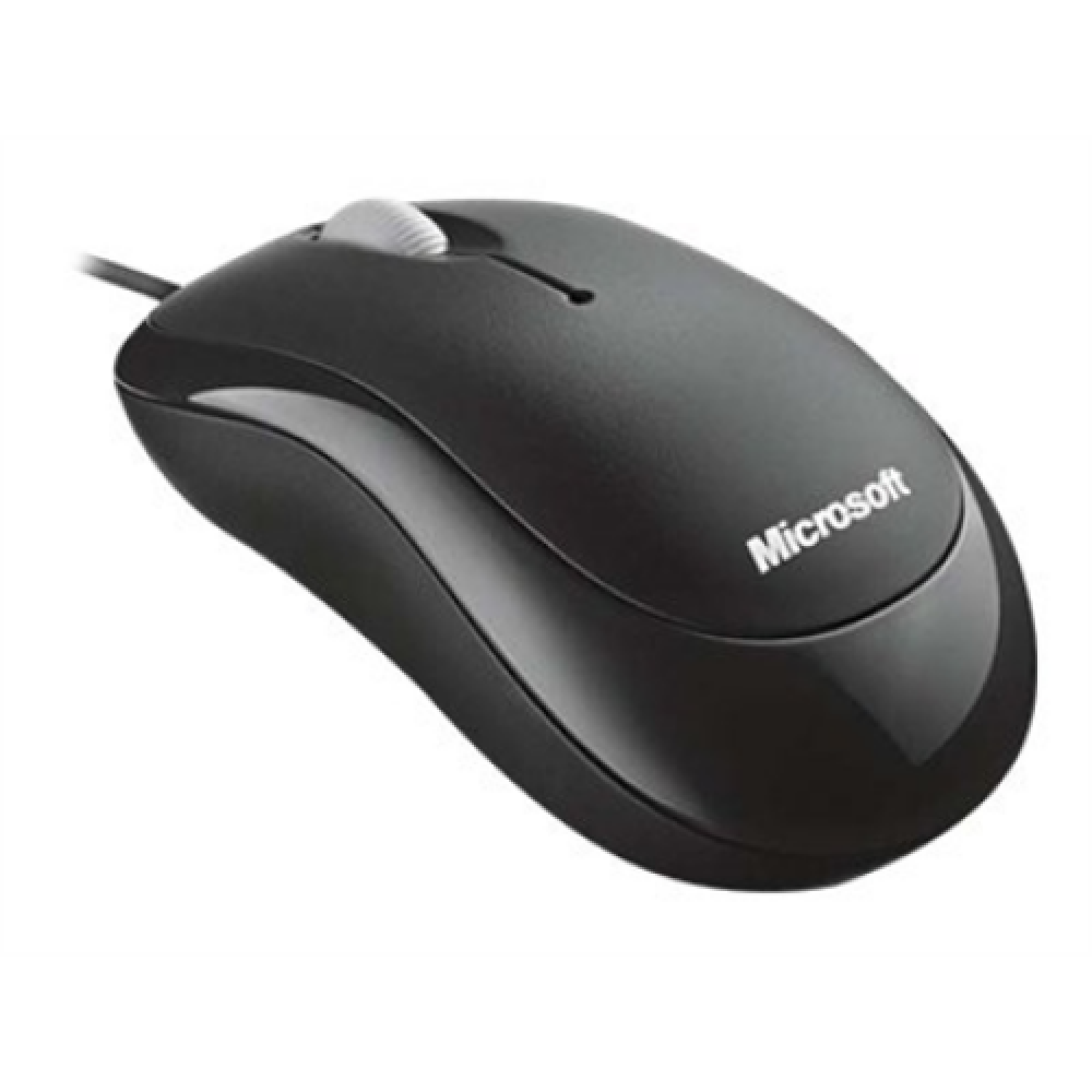 Microsoft 4YH-00008 Basic Optical Mouse for Business 1.83 m, White, USB