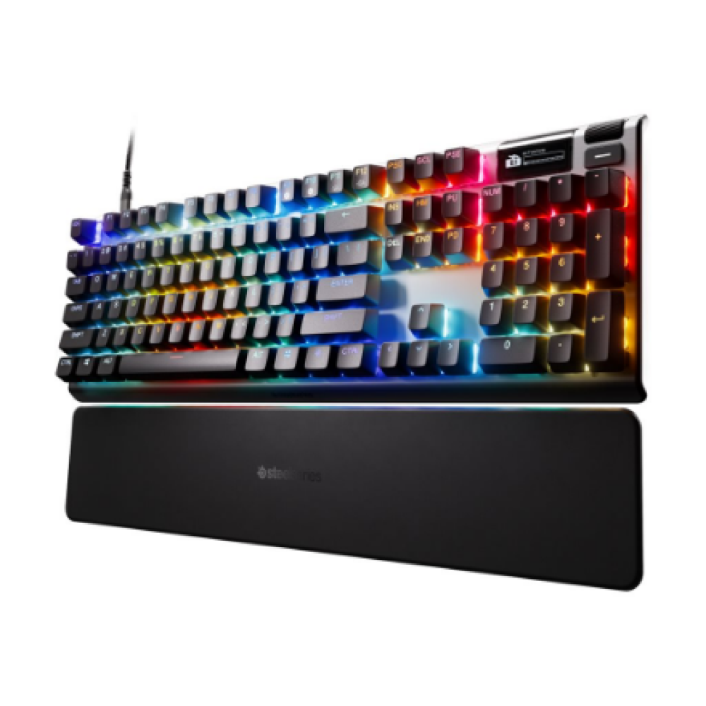 SteelSeries , Gaming Keyboard , Apex Pro Gen 3 , Wired , US Layout , Black , USB-C , OmniPoint 3.0 Adjustable HyperMagnetic Switches