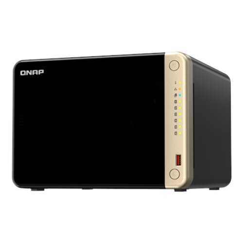 QNAP , 6-Bay desktop NAS , TS-664-8G , Intel Celeron , N5095 4-core , Processor frequency 2.9 GHz , 8 GB , DDR4