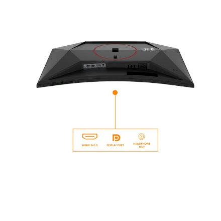 AOC CQ27G4Z2 Curved 34 2560x1440/16:9/350cd/m2/1ms HDMI, DisplayPort, USB, Headphone out , AOC