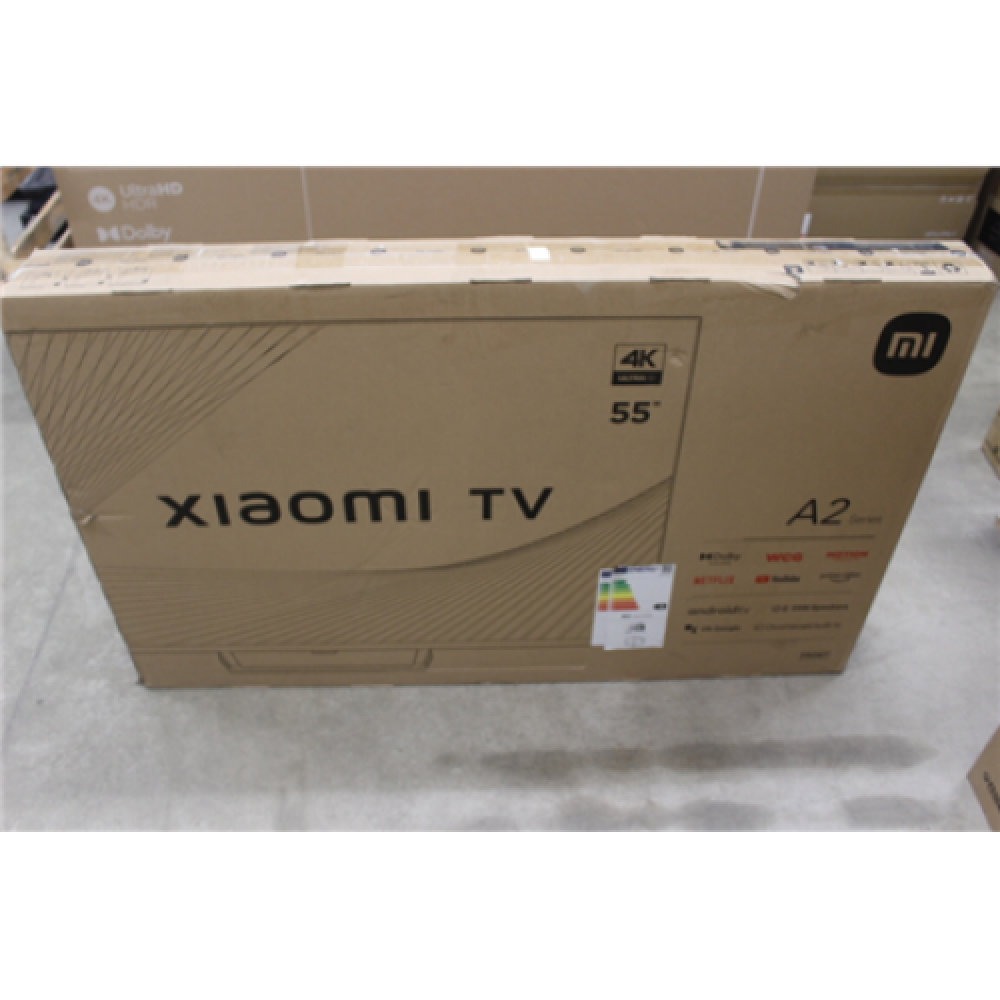 SALE OUT. Xiaomi A2 TV 55 UHD LED (3840 x 2160) Xiaomi A2 55 (138 cm) Smart TV Android TV 4H UHD 3840 x 2160 Wi-Fi DVB-T2/C, DVB-S2 DAMAGED PACKAGING