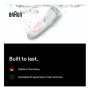 Braun Epilator , Silk-épil 5 SE5-000 , Operating time (max) 40 min , Number of power levels 2 , Wet & Dry , White/Pink