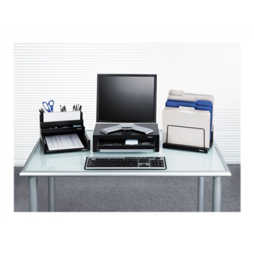 Fellowes , Designer Suites Monitor Riser , Height adjustment , Black
