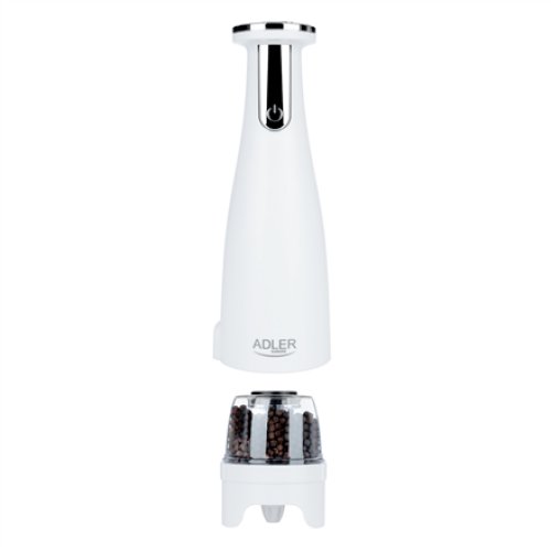 Adler , Electric Salt and pepper grinder , AD 4449w , Housing material ABS plastic , 7 W , Lithium , Matte White