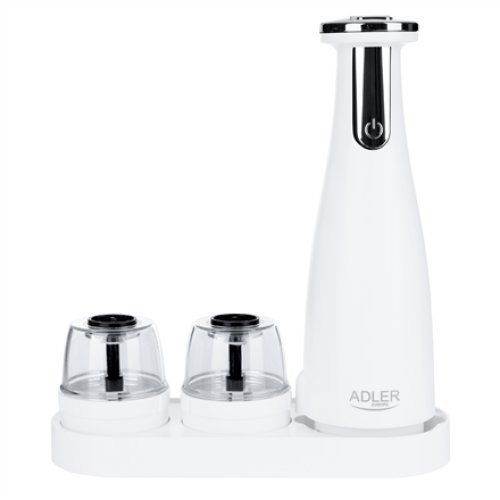 Adler , Electric Salt and pepper grinder , AD 4449w , Housing material ABS plastic , 7 W , Lithium , Matte White