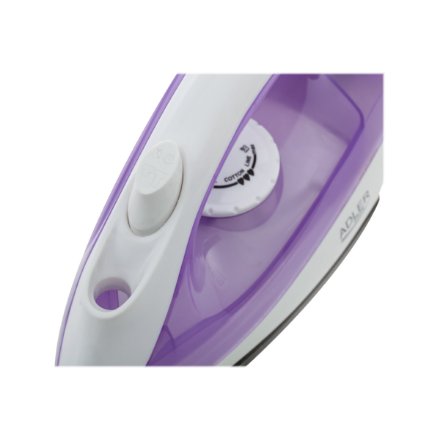 Iron , Adler , AD 5019 , With cord , 1600 W , Water tank capacity 100 ml , Continuous steam 10 g/min , Violet/White