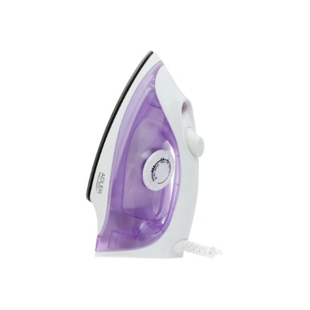 Iron , Adler , AD 5019 , With cord , 1600 W , Water tank capacity 100 ml , Continuous steam 10 g/min , Violet/White