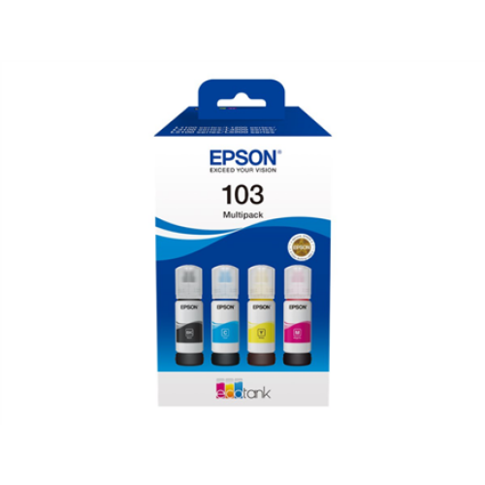 Epson 103 EcoTank , Ink Cartridge , Black, Cyan, Magenta, Yellow