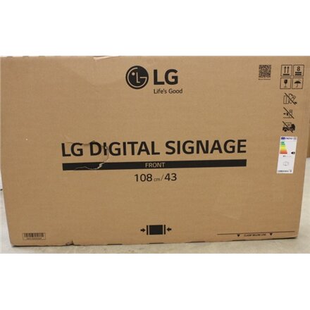 SALE OUT. LG 43UH5N-M 43“ 3840x2160/m2/16:9/8ms/HDMI , LG 43UH5N-M , 43 , Landscape/Portrait , 24/7 , webOS , Wi-Fi , DAMAGED PACKAGING , 500 cd/m² , 8 ms , 178 ° , 178 °