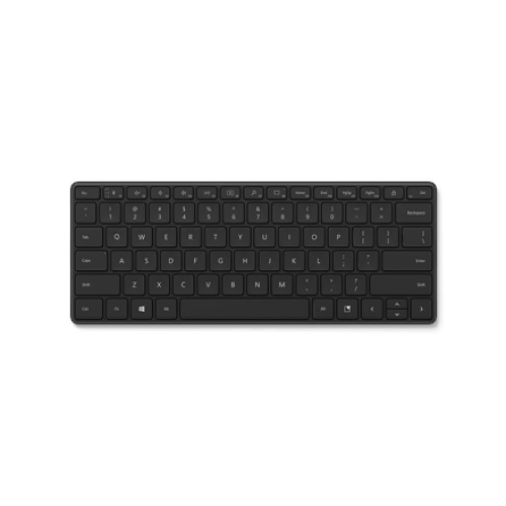 Microsoft Designer Compact Keyboard Compact Keyboard Wireless US 288 g Wireless connection Matte black Bluetooth
