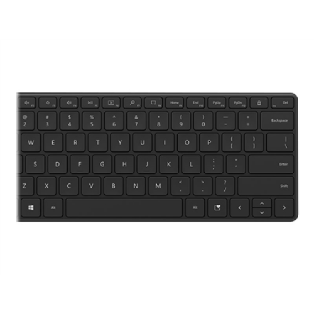 Microsoft Designer Compact Keyboard Compact Keyboard Wireless US 288 g Wireless connection Matte black Bluetooth