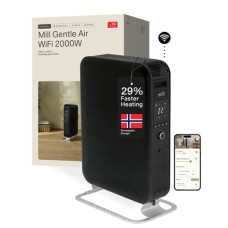 Mill , WiFI GEN3 Oil Filled Radiator , OIL2000WIFI3 , Oil Filled Radiator , 2000 W , Number of power levels 3 , Black
