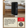 Mill , WiFI GEN3 Oil Filled Radiator , OIL2000WIFI3 , Oil Filled Radiator , 2000 W , Number of power levels 3 , Black