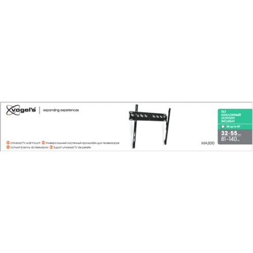 Vogels , Wall mount , MA3010-A1 , Tilt , 32-55 , Maximum weight (capacity) 40 kg , Black