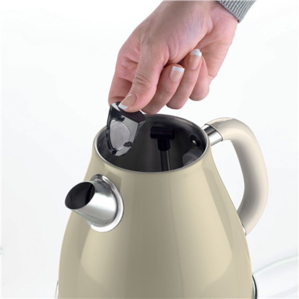 Ariete , Vintage Kettle , 2877/03 , Standard , 2000 W , 1.7 L , 360° rotational base , Cream
