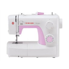 Singer , SIMPLE 3223 , Number of stitches 23 , Number of buttonholes 1 , White/Pink