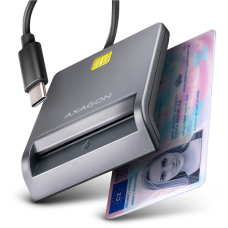 AXAGON USB-C Smart Card FlatReader , CRE-SM3TC