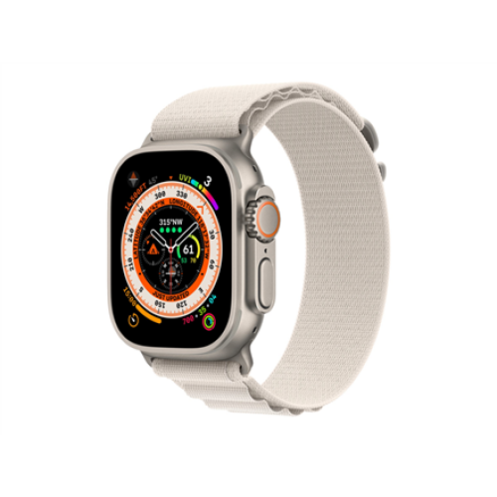 Apple Watch Ultra GPS + Cellular MQFT3EL/A 49mm, Retina LTPO OLED, Touchscreen, Heart rate monitor, Waterproof, Bluetooth, Wi-Fi
