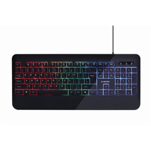 Gembird , Multimedia Keyboard , KB-UML-03 , Multimedia , Wired , US , Black