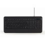 Gembird , Multimedia Keyboard , KB-UML-03 , Multimedia , Wired , US , Black