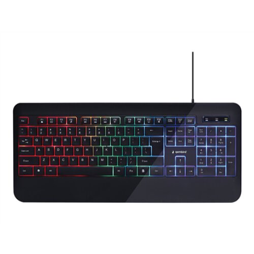 Gembird , Multimedia Keyboard , KB-UML-03 , Multimedia , Wired , US , Black