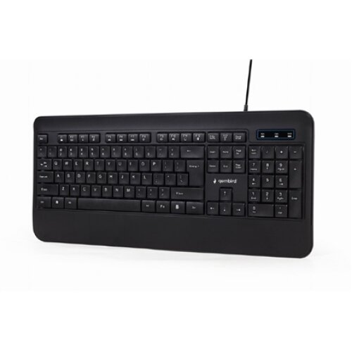 Gembird , Multimedia Keyboard , KB-UML-03 , Multimedia , Wired , US , Black