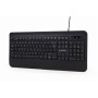 Gembird , Multimedia Keyboard , KB-UML-03 , Multimedia , Wired , US , Black