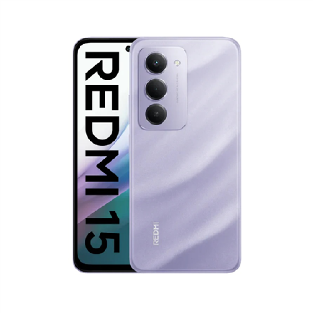 Xiaomi Redmi , 15 4G , Sandy Purple , 6.9 , IPS LCD , 1080 x 2340 pixels , Qualcomm , Internal RAM 6 GB , 128 GB , Dual SIM , 4G , Main camera resolution 50 MP , Secondary camera resolution 8 MP , Android , 15 , 7000 mAh