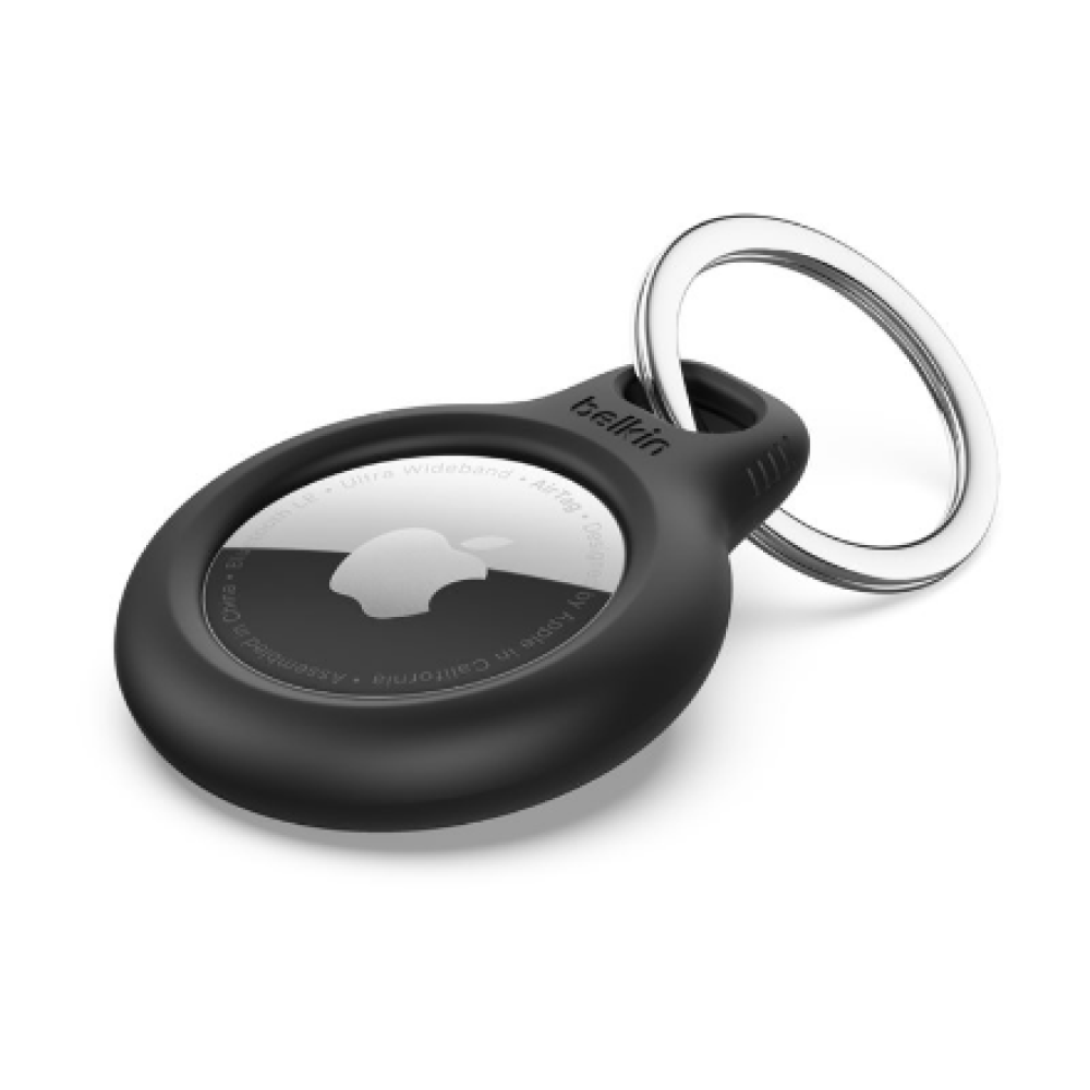 Belkin , Secure Holder with Key Ring for AirTag , Black
