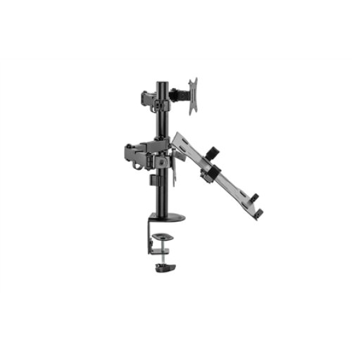 Digitus , Desk Mount , DA-90436 , Tilt, swivel, height adjustment, rotate , Maximum weight (capacity) 9 kg , Black