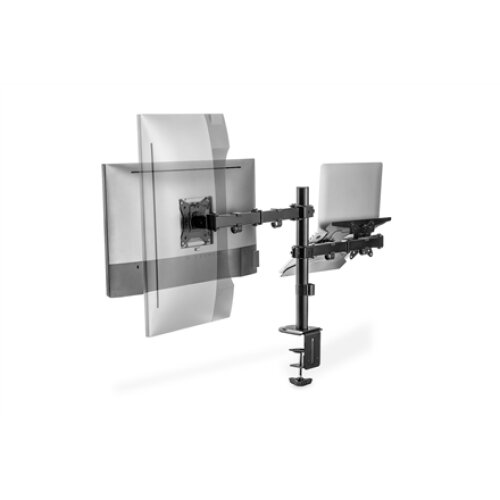 Digitus , Desk Mount , DA-90436 , Tilt, swivel, height adjustment, rotate , Maximum weight (capacity) 9 kg , Black