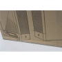 SALE OUT. MSI MAG FORGE 110R PC Case, Mid-Tower, USB 3.2, Black , MSI , DAMAGED PACKAGING, BROKEN LEG