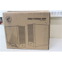 SALE OUT. MSI MAG FORGE 110R PC Case, Mid-Tower, USB 3.2, Black , MSI , DAMAGED PACKAGING, BROKEN LEG