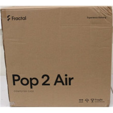 SALE OUT. Fractal Design Pop 2 Air, Black Solid , Fractal Design Case , Pop 2 Air , ATX , Black Solid , DAMAGED PACKAGING, SCRATCHED SIDE