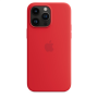 Apple 14 Pro Max Silicone Case with MagSafe Red