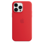 Apple 14 Pro Max Silicone Case with MagSafe Red