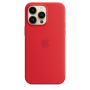 Apple 14 Pro Max Silicone Case with MagSafe Red