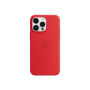Apple 14 Pro Max Silicone Case with MagSafe Red