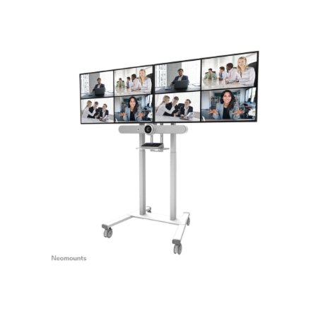 Neomounts Floor stand , ADM-875WH2 Dual screen adapter , Adjustable Height , 42-65 , Maximum weight (capacity) 40 kg , White