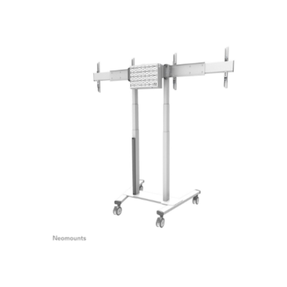 Neomounts Floor stand , ADM-875WH2 Dual screen adapter , Adjustable Height , 42-65 , Maximum weight (capacity) 40 kg , White
