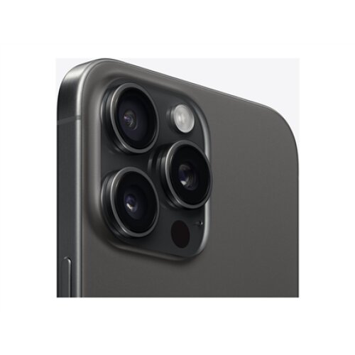 Apple , iPhone 15 Pro Max , Black Titanium , 6.7 , Super Retina XDR , 1290 x 2796 pixels , A17 Pro , Internal RAM 8 GB , 256 GB , Dual SIM , Nano-SIM and eSIM , 4G , 5G , Main camera resolution 48+12 MP , Secondary camera resolution 12 MP , iOS , 17