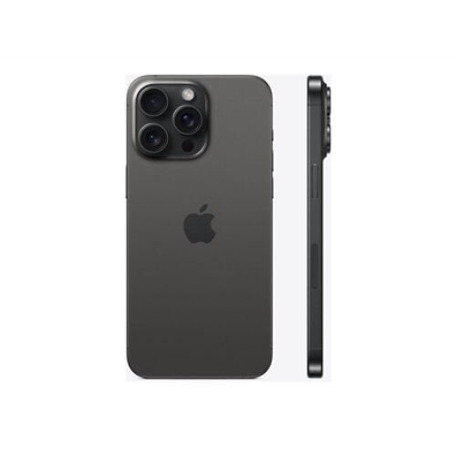 Apple , iPhone 15 Pro Max , Black Titanium , 6.7 , Super Retina XDR , 1290 x 2796 pixels , A17 Pro , Internal RAM 8 GB , 256 GB , Dual SIM , Nano-SIM and eSIM , 4G , 5G , Main camera resolution 48+12 MP , Secondary camera resolution 12 MP , iOS , 17
