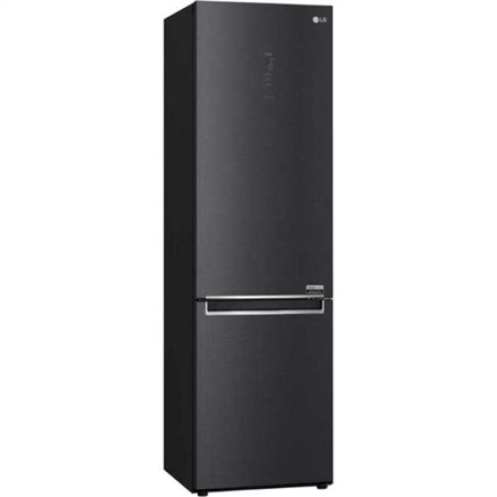 LG Refrigerator GBB92MCACP Energy efficiency class C, Free standing, Combi, Height 203 cm, No Frost system, Fridge net capacity 277 L, Freezer net capacity 107 L, Display, 35 dB, Black