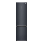LG Refrigerator GBB92MCACP Energy efficiency class C, Free standing, Combi, Height 203 cm, No Frost system, Fridge net capacity 277 L, Freezer net capacity 107 L, Display, 35 dB, Black